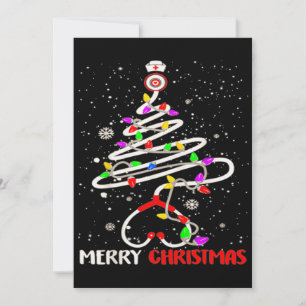 Merry Christmas Nurse Funny PICU Nurse Christmas Invitation