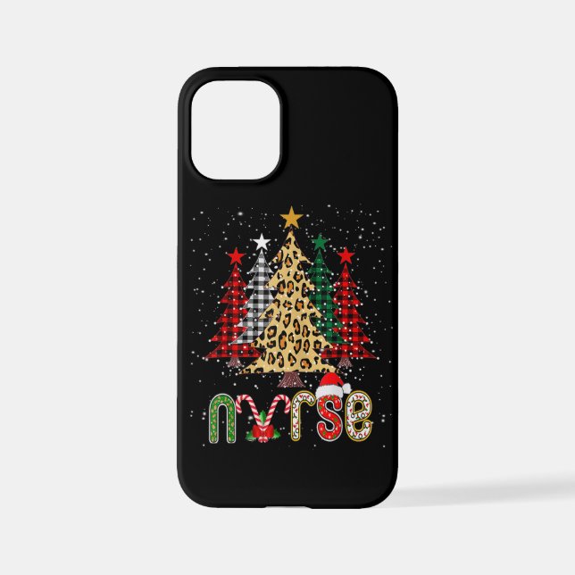 Merry Christmas Nurse Funny PICU Nurse Christmas iPhone Case (Back)