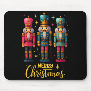 Merry Christmas Nutcracker Ballet Dance Women Kids Mouse Pad