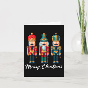 Merry Christmas Nutcracker Ballet Festive Xmas Men Card