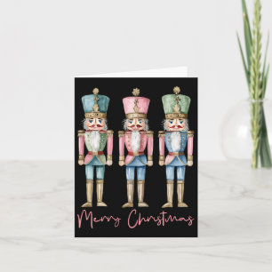 Merry Christmas Nutcracker Ballet Festive Xmas Men Card