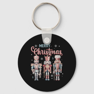 Merry Christmas Nutcracker Ballet Festive Xmas Men Key Ring