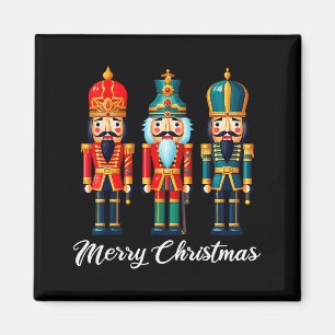 Merry Christmas Nutcracker Ballet Festive Xmas Men Magnet