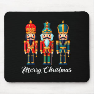 Merry Christmas Nutcracker Ballet Festive Xmas Men Mouse Pad