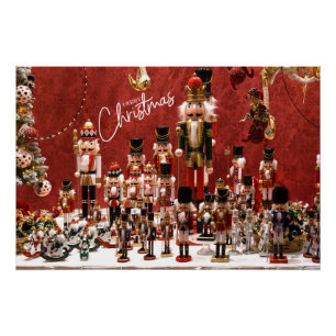 Merry Christmas Nutcrackers  Poster