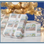 Merry Christmas on the Beach Wrapping Paper<br><div class="desc">Yes,  it is still a Merry Christmas on the Beach -- ocean / sands / chairs / palm tree / flamingo and a boat off in the distance.  Any design issues or questions,  just email: charmdesignstudio@rcn.com and we will be delighted to assist.</div>