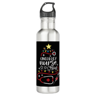 Merry Christmas Oncologist Nursing Gift Oncology N 710 Ml Water Bottle