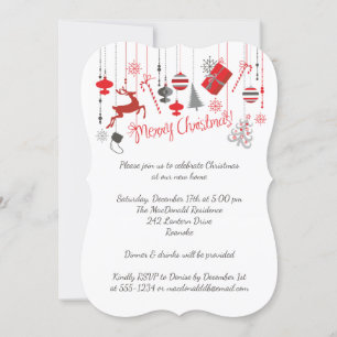 Merry Christmas Open House Invitation