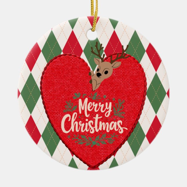 Merry Christmas Ornament (Front)