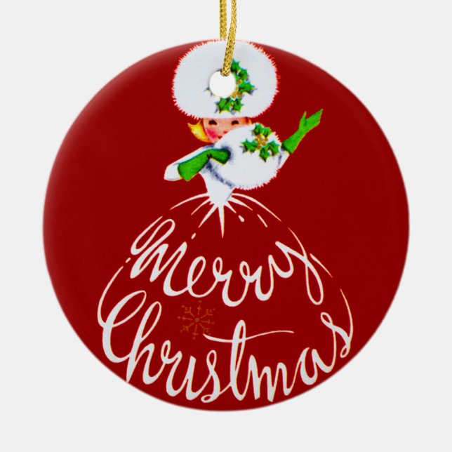 Merry Christmas Ornament (Front)