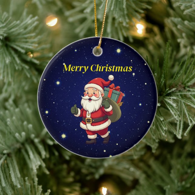 Merry Christmas Ornament (Tree)