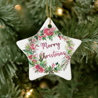 Merry Christmas ornament