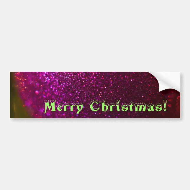 Merry Christmas Ornament 2 Bumper Sticker (Front)