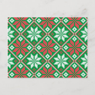 Merry Christmas Ornament Holiday Postcard