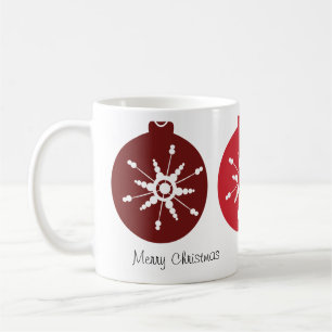 Merry Christmas Ornament Mix Holiday Coffee Mug