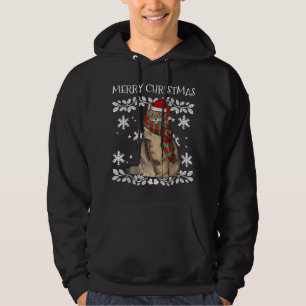 Merry Christmas Ornament Norwegian Forest Cat Xmas Hoodie
