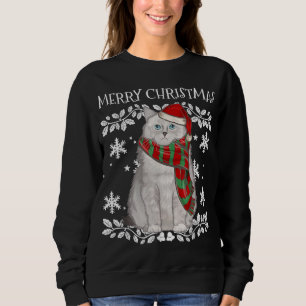 Merry Christmas Ornament Ragdoll Cat Xmas Santa Sweatshirt