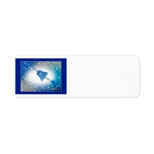 Merry Christmas Ornament Return Address Label
