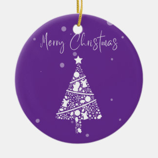 merry christmas ornement ceramic ornament