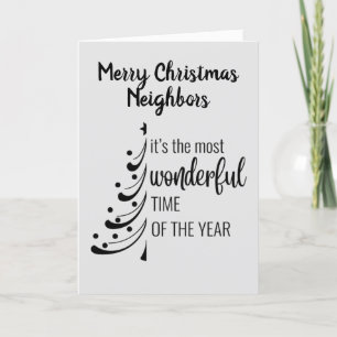 MERRY CHRISTMAS **OUR AWESOME NEIGHBORS** HOLIDAY CARD