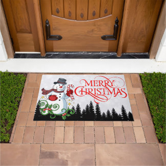"Merry Christmas" Outdoor-Indoor Doormat