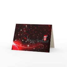 merry christmas owl greeting card