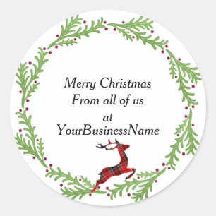 Merry Christmas packaging sticker