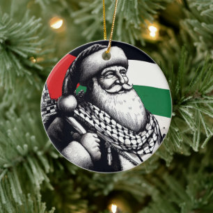 Merry Christmas, Palestine: Just Cause Unity Ornam Ceramic Ornament