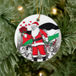 Merry Christmas, Palestine: Just Cause Unity Ornam Ceramic Ornament