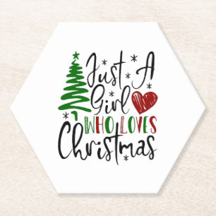 Merry Christmas Paper Coaster