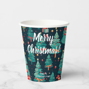 Merry Christmas Paper Cups
