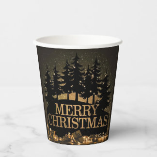 Merry Christmas Paper Cups