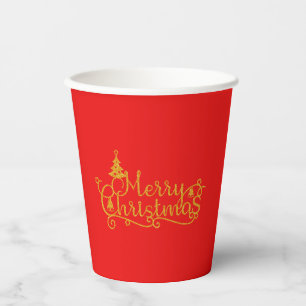 Merry Christmas  Paper Cups