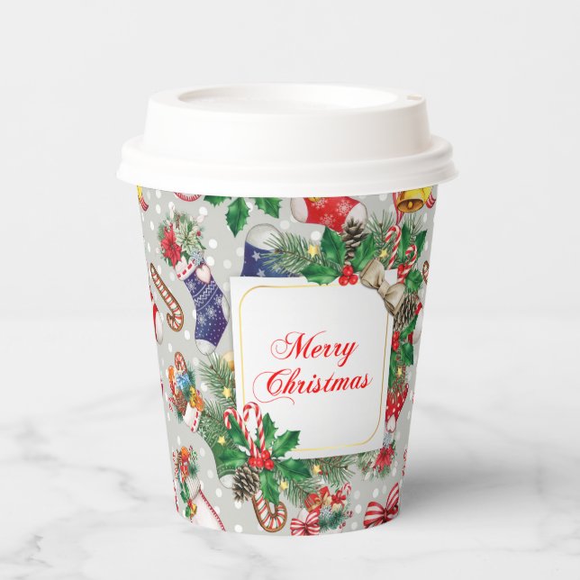 Merry Christmas  Paper Cups (Front)