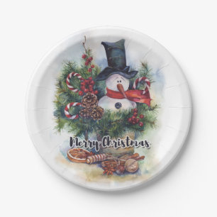 Merry Christmas  Paper Plate