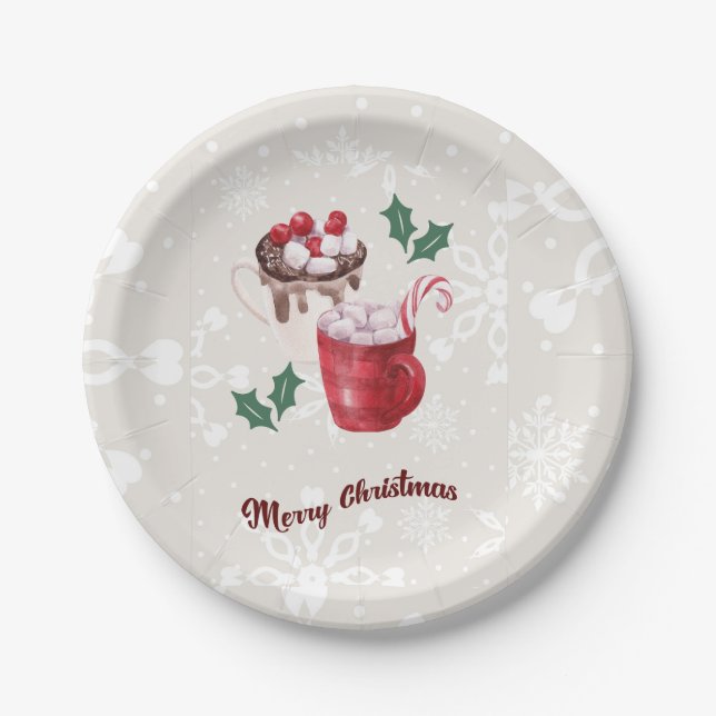 Merry Christmas  Paper Plate (Front)