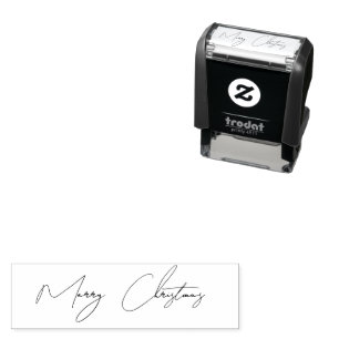 Merry Christmas party greeting Self-inking Stamp