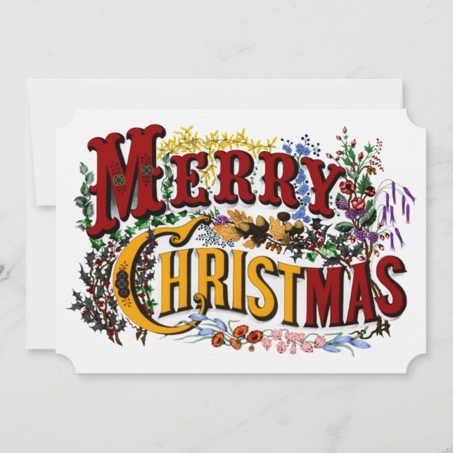 Merry Christmas Party Invitation (Front)