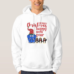 MERRY CHRISTMAS PARTY PRESENTS HAPPY NEW YEAR 2022 HOODIE