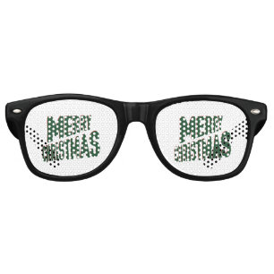 Merry Christmas Party Retro Sunglasses