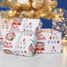 Merry Christmas Pastel Santa Approved Personalised