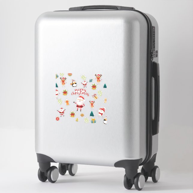 Merry Christmas Pattern (Suitcase)