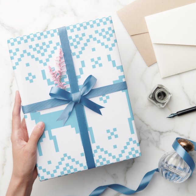 Merry Christmas pattern 1 Wrapping Paper (Gifting)