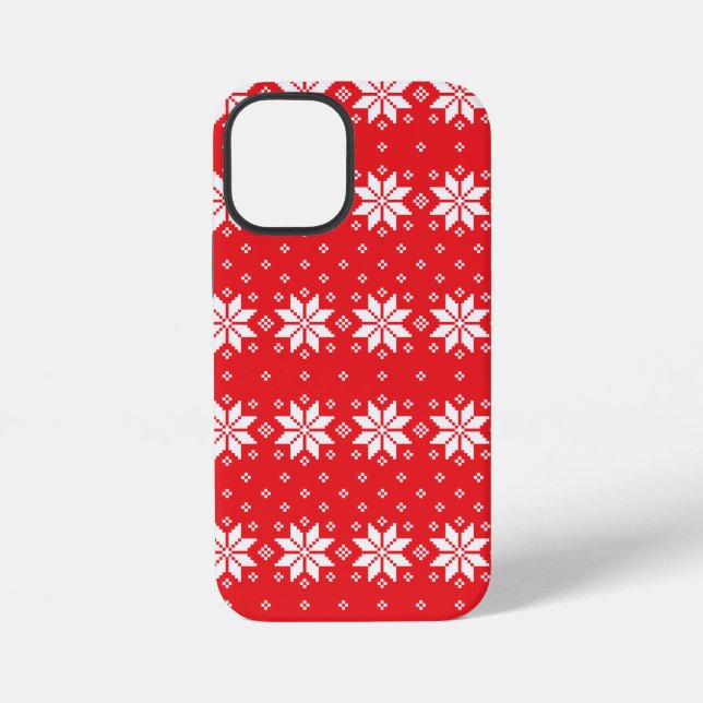 Merry Christmas pattern 5 iPhone Case (Back)