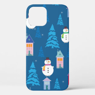Merry Christmas Pattern iPhone 12 Case