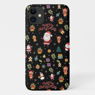 Merry Christmas Pattern iPhone 11 Case