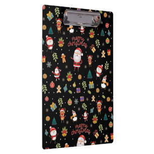 Merry Christmas Pattern Clipboard