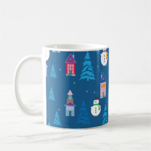 Merry Christmas Pattern Coffee Mug