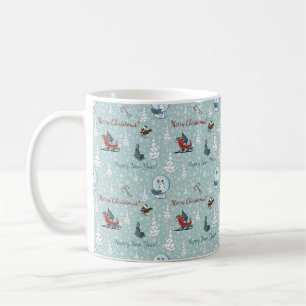 Merry christmas pattern coffee mug