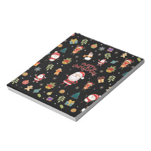 Merry Christmas Pattern Notepad
